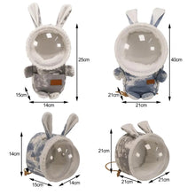 Hamster Carrying Bag Detachable Breathable Convenient Rabbit Ears Decor Small Pet Travel Bag Hamster Carrier Pet Storage
