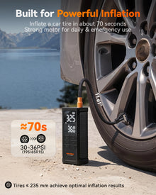 WOLFBOX HF19 Wireless Tire Inflator Pump 150PSI 5800mAh Portable Car Air Compressor Air Pump for Moto Bike Car Tyre Balls