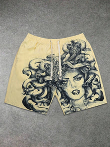2026 Summer New Men's Shorts with 3D Trendy Brand Pattern Printing Fashionable Street Style Comfortable Lightweight Soft