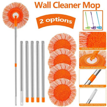 Rotatable Sunflower Household Removable High-rise Cleaning Supplies Round Cleaning Mop with Extension Pole for Wall Ceiling