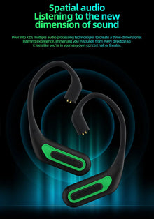 KZ AZ10 Bluetooth 5.4 Wireless Ear Hook Earphones Upgrade Cable HiFi Headset Sport Game Headphone Line For KZ ZS10 PRO ZSX ZAS