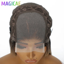 Magicae 36 Inch 4x4 Lace Front Wig Chestnut Brown Ombre
