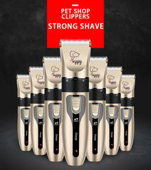 Electric Pet Clipper Grooming Kit For Dogs Reachageable Trimmer Haircut Cat Hair Cutting Remover Professional Machine Set