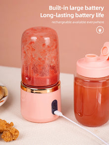 400ml Portable USB Electric Travel Juicer Cup For Smoothie Milkshake Home Gym Kitchen Mini Mixer Tool