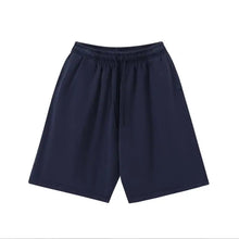 12 Colors 100% Cotton Men's and Women's Same Pull Rope High Waist Loose Fashion Casual Oversize Shorts sweatpants
