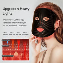 2026/Notime Led  Facial Mask Silicone 3 Color Red Blue Light Therapy Mask