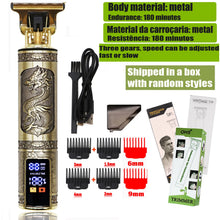 T9 Hair Clipper 0mm Barber Shaver Beard Trimmer Electric