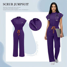 Custom Logo Medical Clothing for Women Anti Wrinkle Nursing Scrub Doctor Nurse Work Clothes Jumpsuit Printing Embroidering Logos