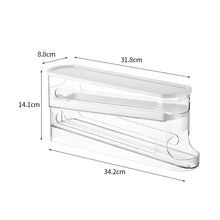 Boîte de rangement pour œufs à 4 niveaux, distributeur automatique à échelle pour réfrigérateur