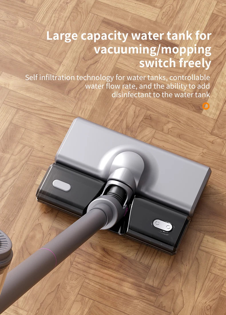 Cordless Vacuum Cleaner 15000Pa Strong Suction Stick Handheld 2 in 1 Lightweight for Carpet Hardwood Floor Pet Hair Car Cleaning