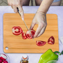 Planche à découper en bois de bambou, plateau de service pour cuisine, plaque à découper épaisse pour viande, fruits, légumes et pain