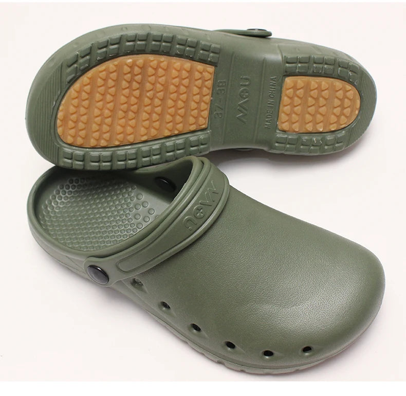 Doctor Scrub Clogs Light Nurse Slippers Medical Shoes Non-slip Dentist Surgical Shoes Soft Pet Hospital Scrub Clogs X09-05