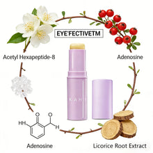 Baume pour les yeux KAHI en stick à l'acétyl hexapeptide 8, soin anti-cernes, anti-rides et anti-poches avec embout massant métallique, soin de la peau coréen