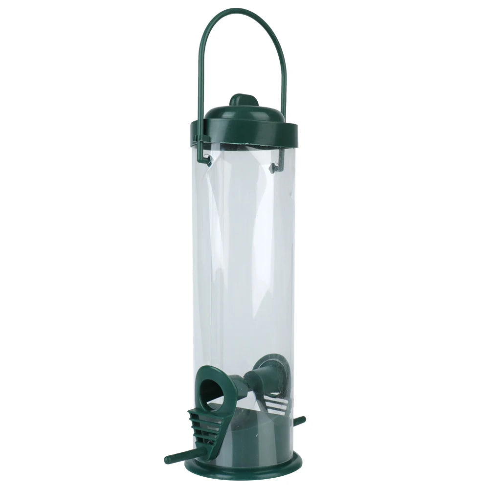 Mangeoire pour oiseaux décoration extérieure distributeur de graines pour oiseaux sauvages accessoire de nourrissage table à oiseaux suspendue jardin enclos