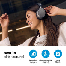 Sennheiser Momentum 4 Wireless Bluetooth Headphones Over Ear Noise Cancelling HiFi Stereo Sound Headset with Microphone