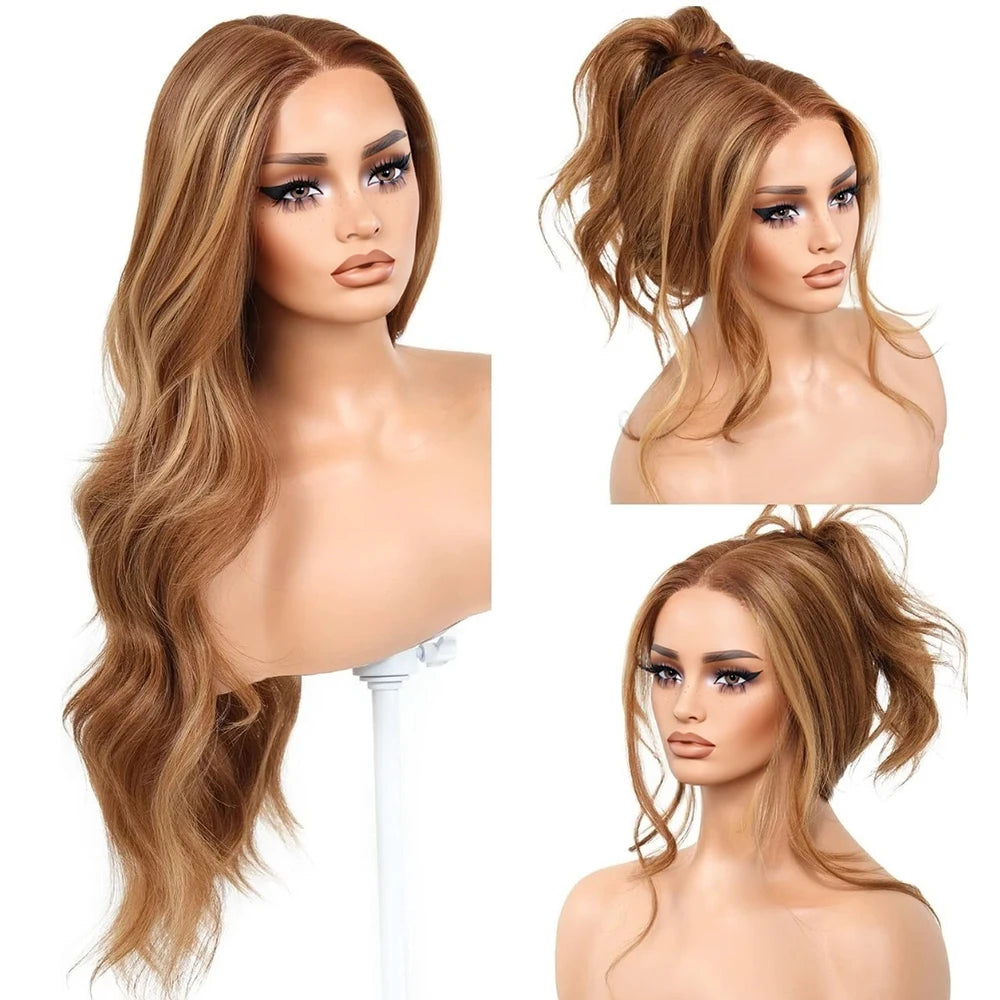 Balayage Blonde 13x6 Lace Front Wig HD Ombre Body Wave