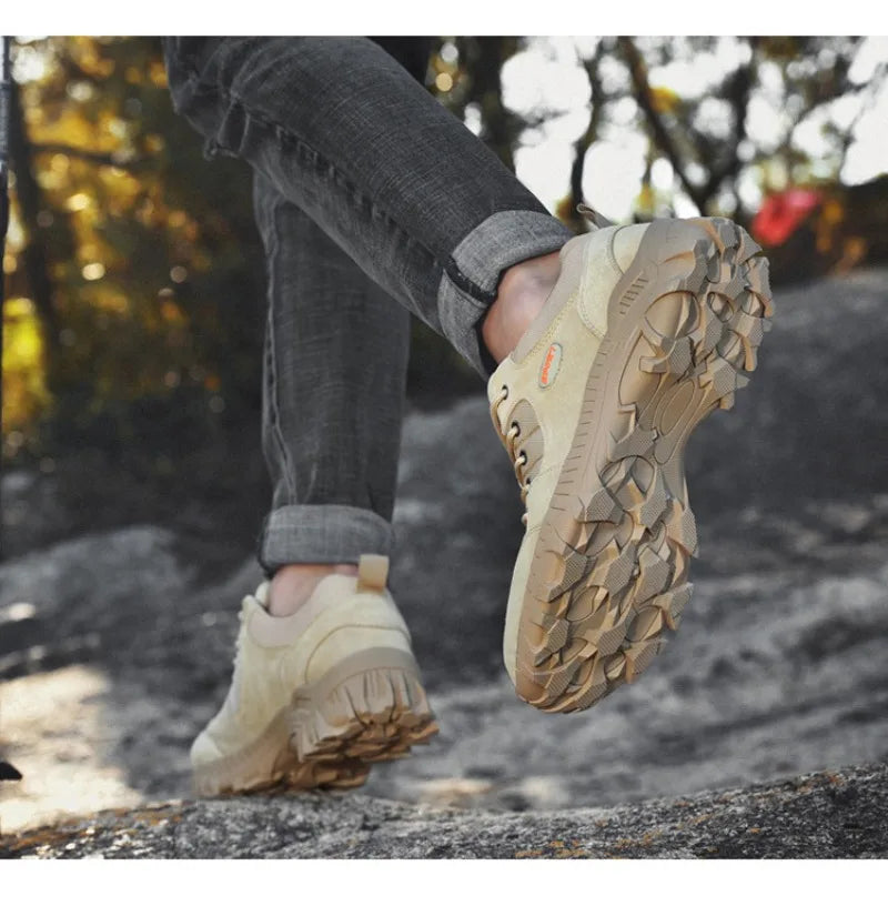 Large Size Men's Hiking Shoes Hiking and Off-road Outdoor Shoes Low Top Wear-resistant,anti Slip Sneakers Men Zapatos Casuales