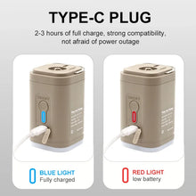 3 in 1 Mini Electric Inflatable Pump with Lights Wireless Air Compressor Inflate Deflate Air Pumps for Hiking Camping Equipment