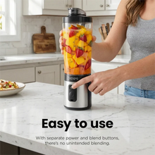 Portable Ice-Crushing Blender,  600ml High-Speed Blending for Smoothies, , Shakes, Food Prep, and Frozen Blending