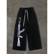 Retro Street Hip Hop Loose Pants Fashionable Cool Printed Casual Sports Pants