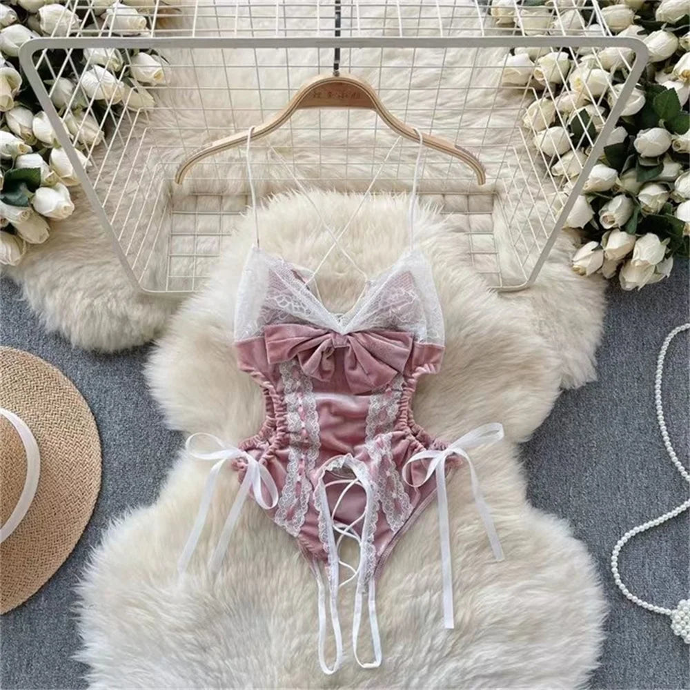PU Leather Women Bodysuit Zipper Slim Romper Streetwear