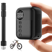Carsun Mini Portable Electric Bicycle Pump Wireless Tire Inflator 150Psi Max 480Mah Battery with Display
