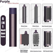 New Multil Hair Styler Auto Curling Dryer Wrap Hot/Cold Air Dryer 1300W Hair Straightener Curling Barrel Brush Salon Hair Dryer
