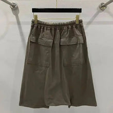 HKSH Summer New Men's Tide Y2K Original Design High Street cotton Fashion Punk Dark Casual Loose Cropped Pants Shorts Ins HK5611