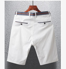 Summer Men's Cotton Golf Shorts Loose Fit Breathable Casual