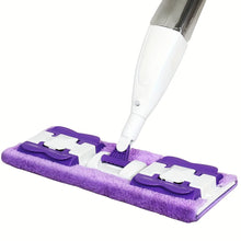Portable Home Use Spray Mop 360 Degree Rotation Wet And Dry  Towel Clip Design Removable Water Tank  Large Panel Lazy Mop
