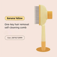 Self Cleaning Pet Grooming Brush Slicker Comb for Cats Dogs Deshedding Dematting Tool for Long Short Fur Loose Hair Remover