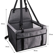 Dog Car Seat Cover Foldable Hammock Pet Harness Cat Bag Basket Stable and Foldable Travel Pet Dog and Cat Safety Car Seat