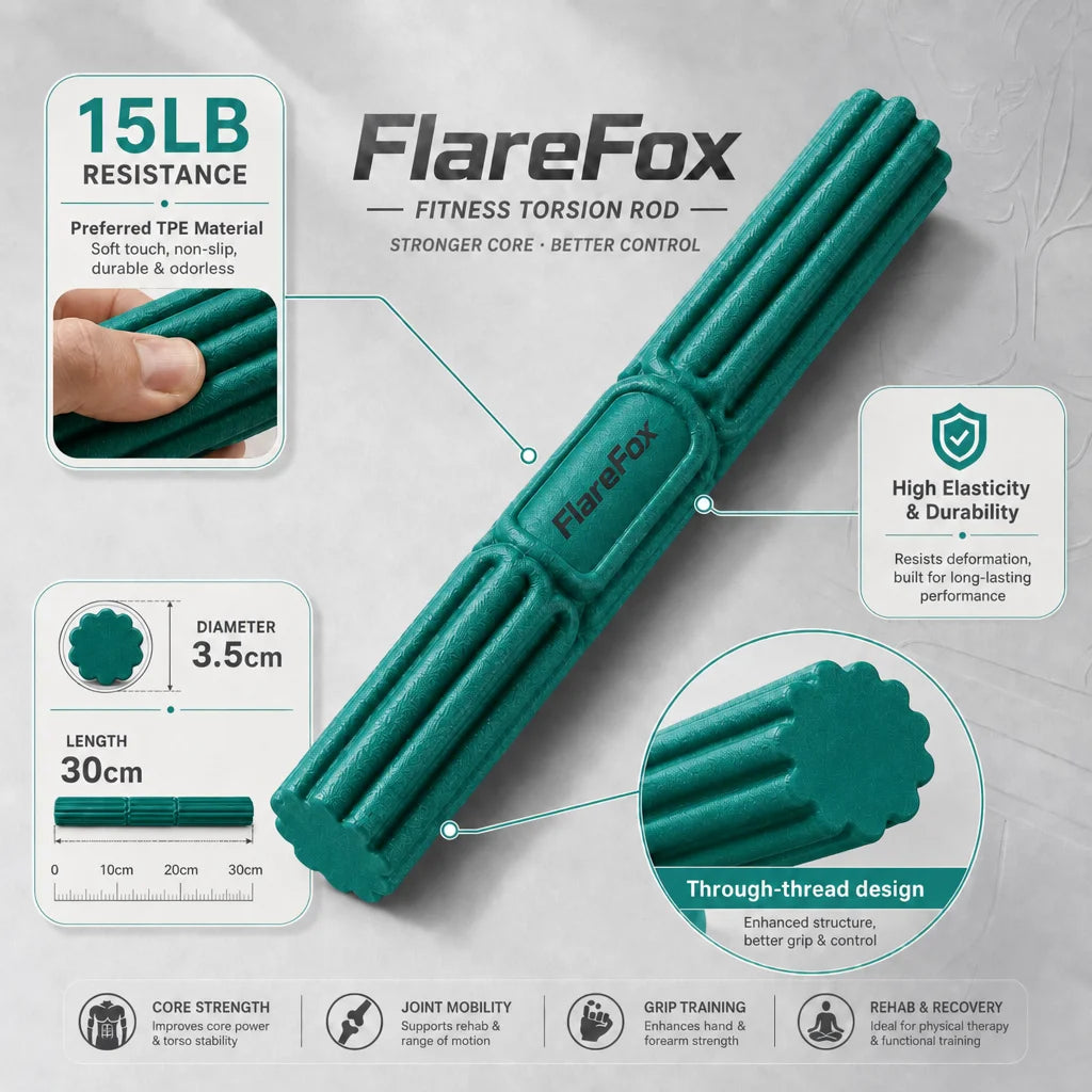 FlareFox Fitness Wrist Strength Training Child Forearm Exerciser Men Hand Grip Strengthener Arm Rehabilitation Gym Equipment