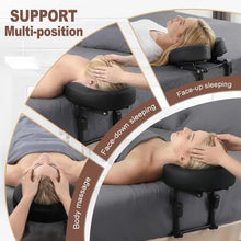 Massage Headrest for Bed, Head Cradle Home Mattress Top Massage Table, Adjustable Face Down Pillow for Salon SPA Massage Bed