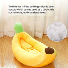 Large Dog Bed Cat Nest Winter Insulated Pad Removable Washable Thickened Pets Nest Banana Boat Dog Bed Cat Bed Pet Supplies