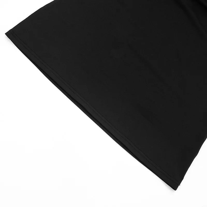 Talenza Women Summer Dress Fashion Sexy V-neck Pleated Backless New Dress Elegant Luxurious Party Vacation Women's Casual Dress