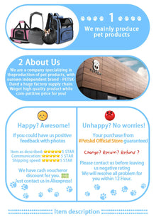 Petskd Outdoor Dog Organizer Bag with Bowl Set Traveling Storage Bag Large Multi-Function Pockets Pet Food Container Backpack