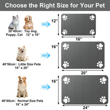 Pet Feeding Mat For Food And Water Bowl Absorbent Quick Dry Pet Placemat With Rubber Backing For Dog And Cat 3040/4050/4060 Cm