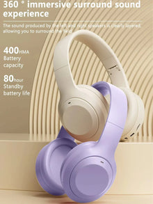 M5 Over Ear Headsets Bluetooth 5.3 Gaming Headphones Dual Mode Wireless Earphones Foldable Noise Reduction Headsets For Xiaomi