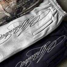 American Letter Embroidered Shorts Men Y2K Retro Casual High Street Trendy Brand High Waist Oversized Straight Casual Shorts