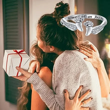 Huitan Foots and Wing Shaped Aesthetic Mother's Day Gift Rings Charming Silver Color Accessories Metal Chic Jewelry for Mom