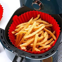 Air Fryer Silicone Tray Baking Mat Fried Basket Liner Pot Holder Grill Pan Replacement Bakeware Pizza Pan for Healthy Cooking
