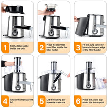 Citrus Juicer 1000W LED Light Juicer Machine Fruit Blender 850w Juicer Extractor
