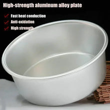 Aluminum Alloy Round Chiffon Cake Pan Solid Bottom Angel Food Oven Cake Bread Mold Baking Tool 6/8 Inch Bake Pan  Baking Sheet