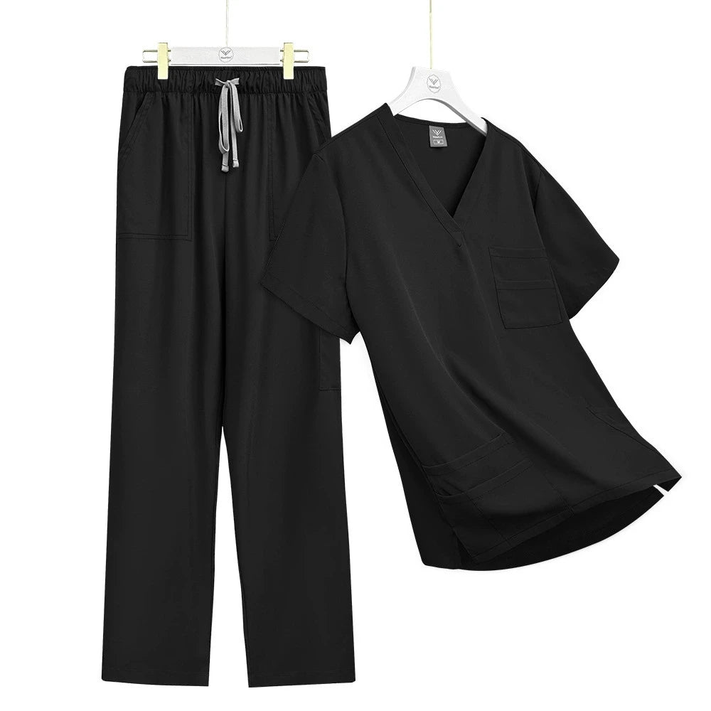 High-quality Medical Nurse Uniform Unisex Scrubs Pet Clinic Store Veterinary Dentistry Work Clothes Set Women Beauty SPA Uniform