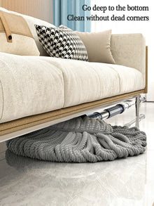 Innovative Multi  Functional Mop  Microfiber  Automatic Rotating Vacuum  Hand  Wash Free  Self  Twisting for Households