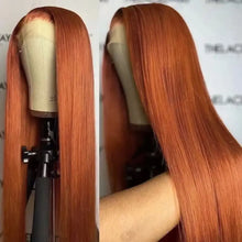 Ginger Orange Honey Blonde Lace Front Wig 13x4x1 Synthetic