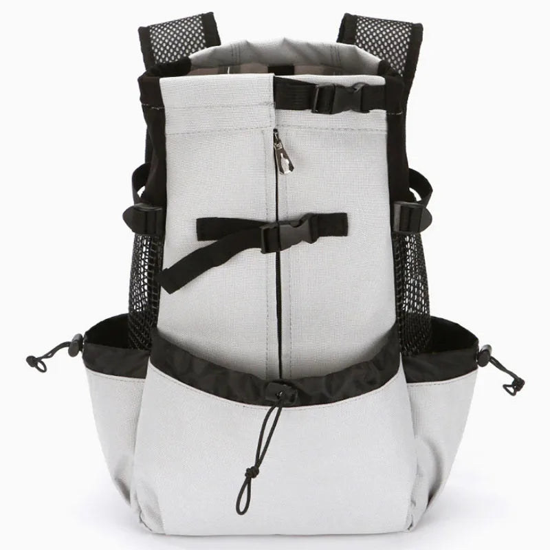 Dog Backpack Carrier Open Top Pet Travel Bag Breathable Washable Portable Outdoor Cycling Shopping Puppy Cat Backpack Pet