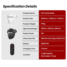 ShiYu IDEATHERAPY Home Use Quad-Chip Medical Grade Silicone 3d Led Facial Mask Infrared Led Light Therapy Mask Red Light Therapy