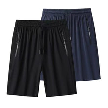Men's shorts sports ice silk quick-drying summer large size casual pants loose unisex outdoor running